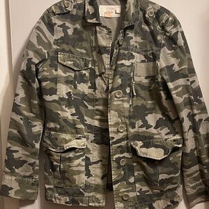 J. Crew Women's Camouflage Military Jacket